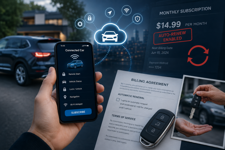 Connected Car Subscriptions That Keep Billing After You Sell