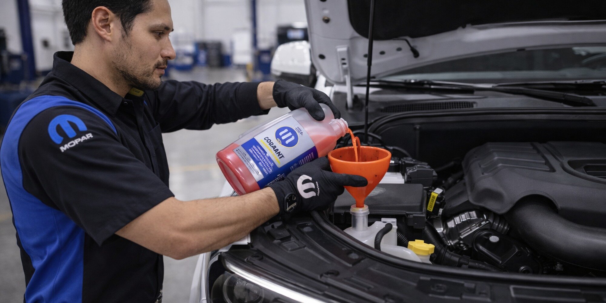 Coolant replacement job