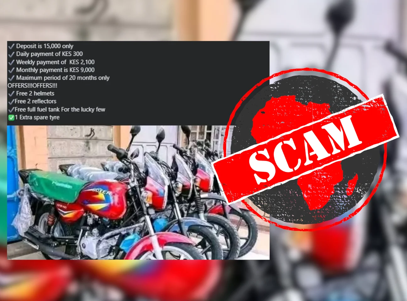 Deposit Scams Before Motorcycle
