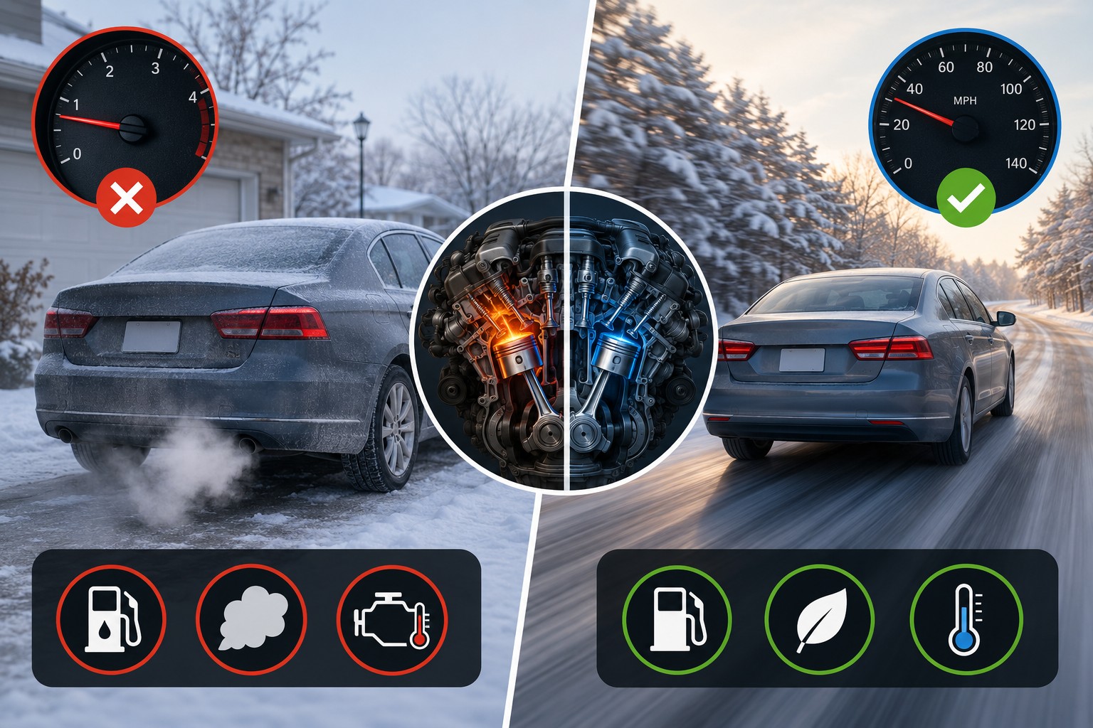 Does Warming Up Your Engine in Winter Help or Hurt The Car