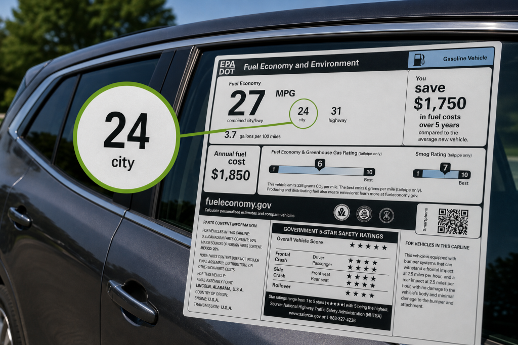 EPA City MPG EPA City MPG