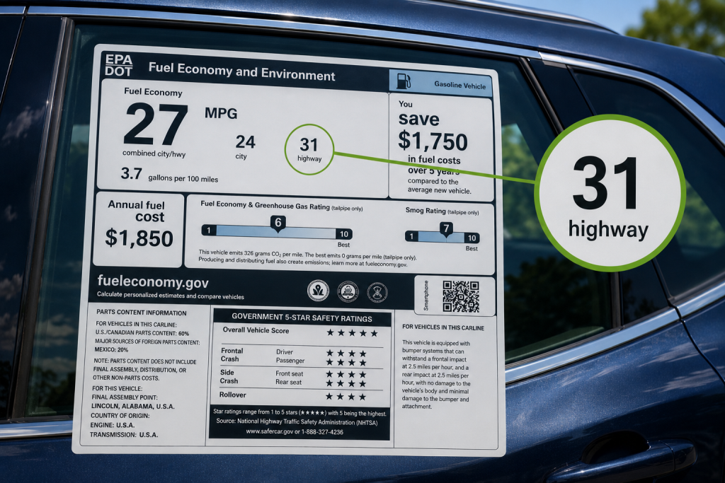 EPA Highway MPG EPA Highway MPG