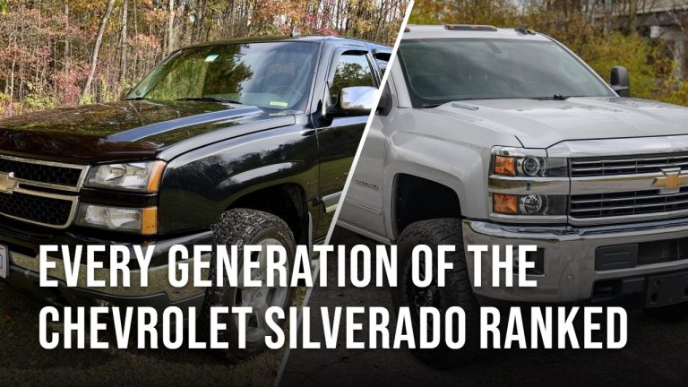 Every Generation of the Chevrolet Silverado Ranked