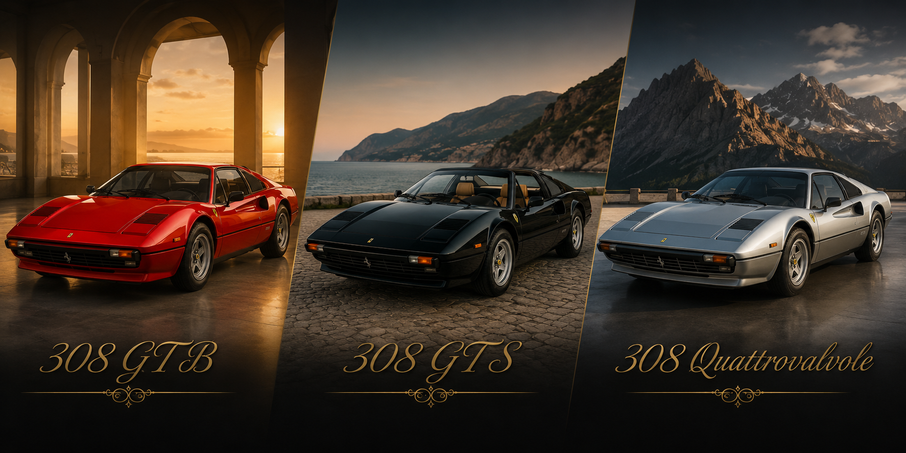 Ferrari 308 Lineup Ferrari 308 Lineup