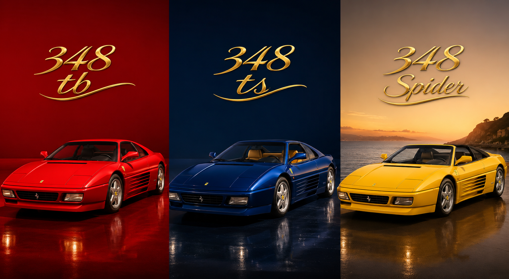 Ferrari 348 Lineup Ferrari 348 Lineup