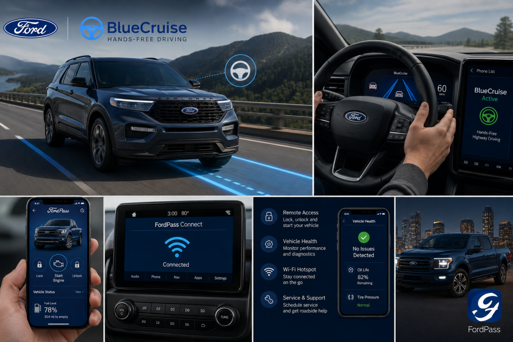 Ford BlueCruise and FordPass Connected Services Ford BlueCruise and FordPass Connected Services