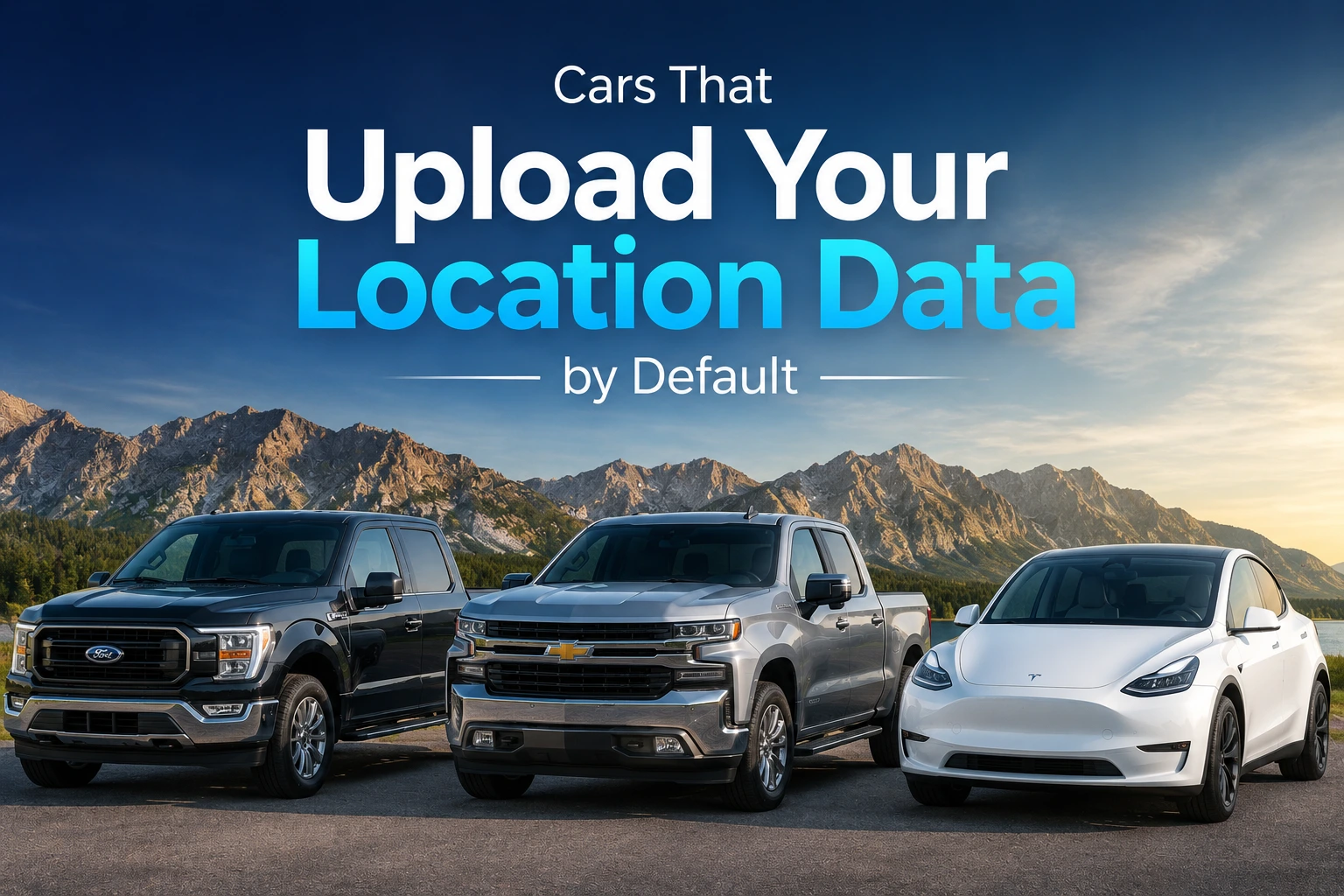 Ford F 150, Chevrolet Silverado 1500, Tesla Model Y