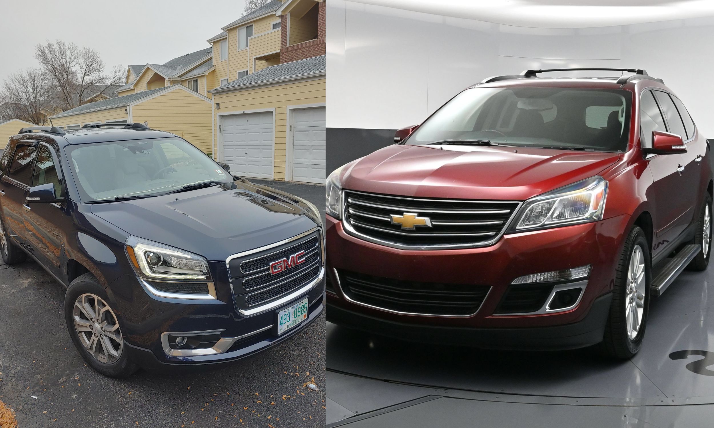 GMC Acadia and Chevrolet Traverse