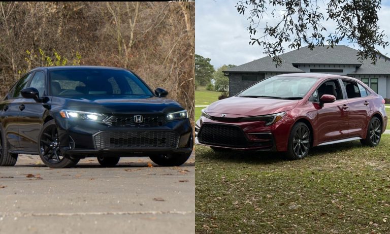 Honda Civic and Toyota Corolla