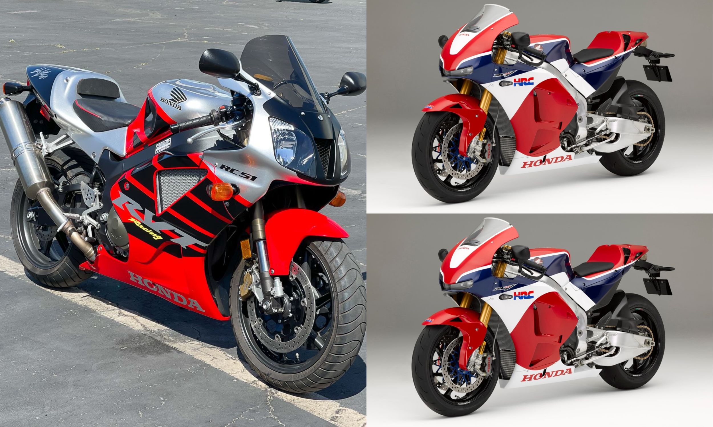 Honda RC51 and RVF1000R Honda RC51 and RVF1000R