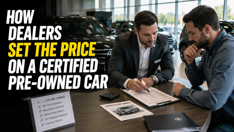 How Dealers Set the Price on a Certified Pre Owned Car