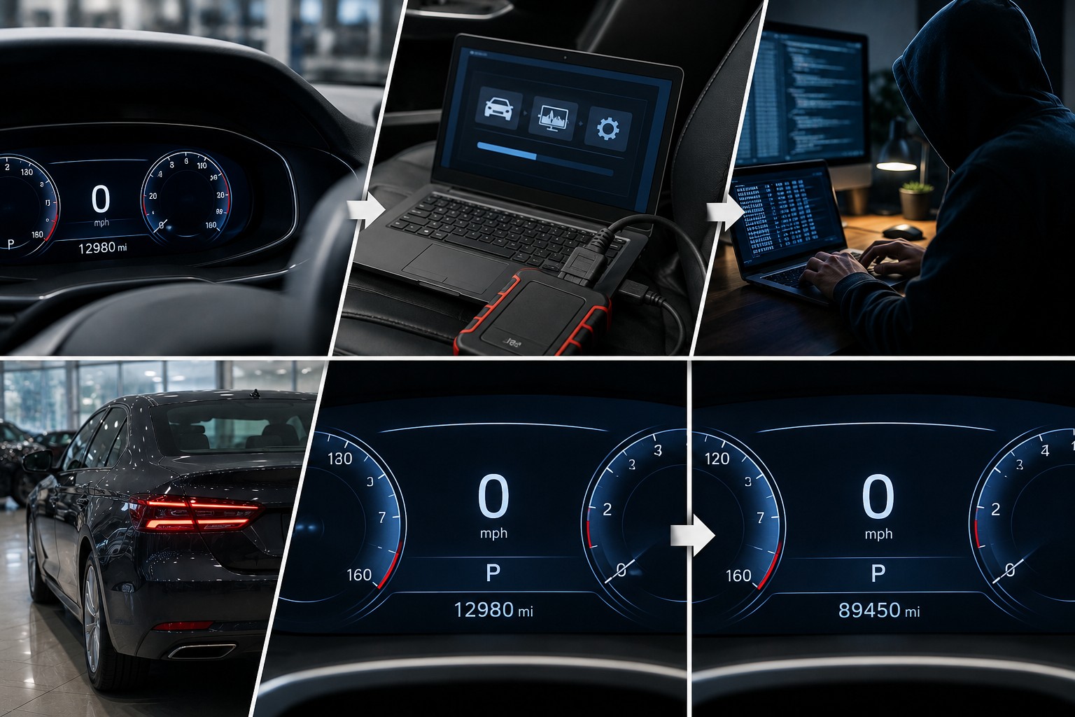 How Odometer Fraud Works on Digital Dashboards