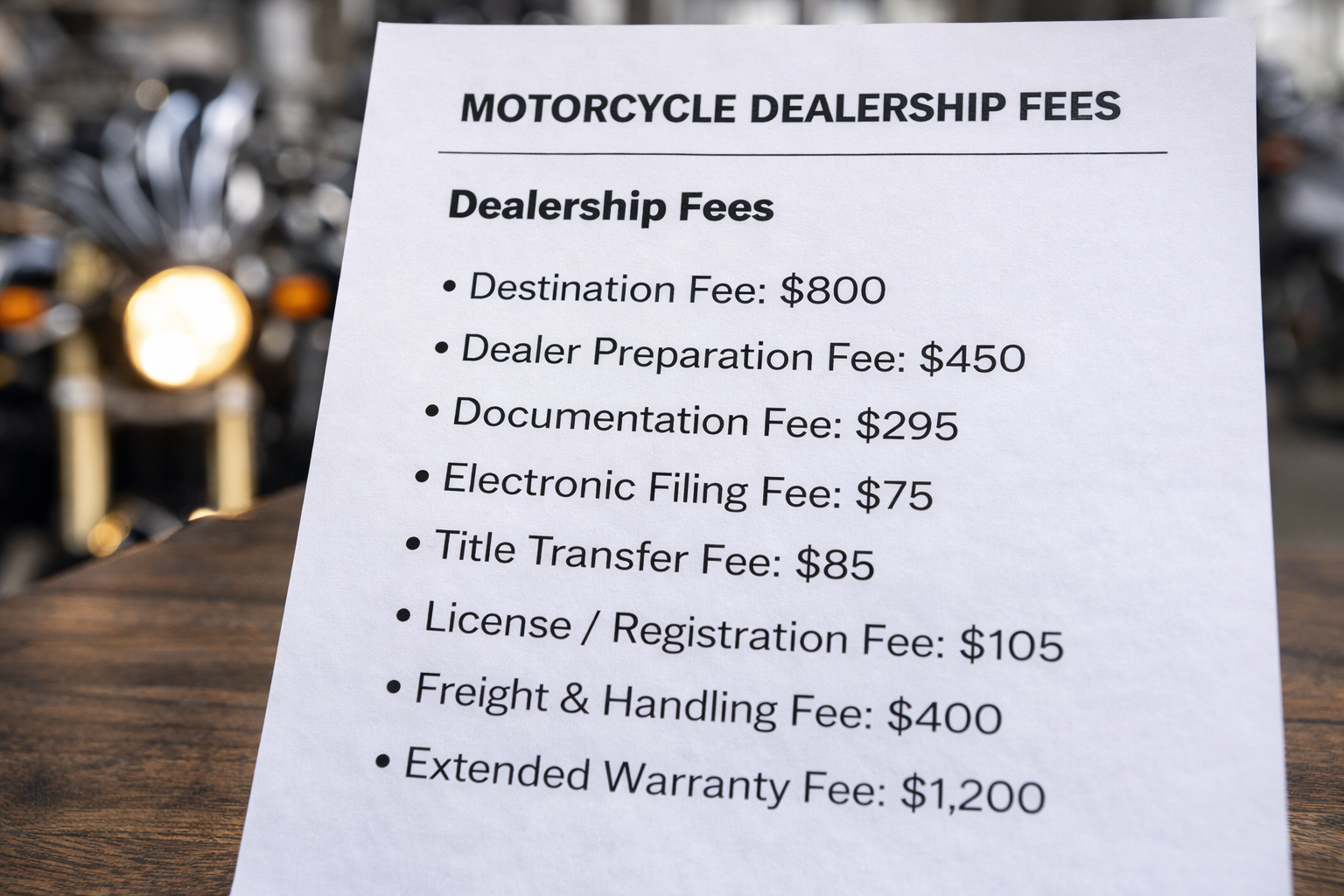 Inspection Charges Inspection Charges