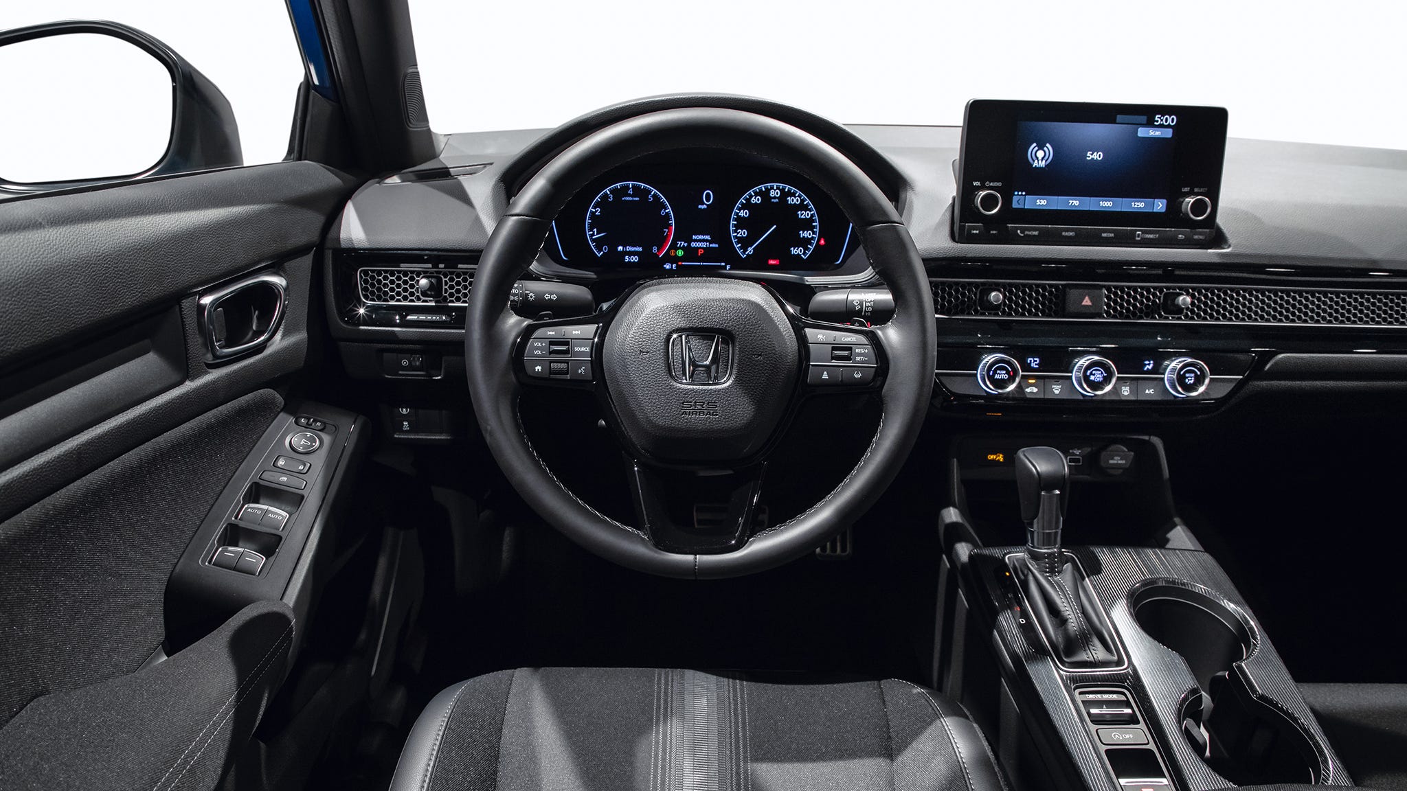 Interior of a 2022 Honda Civic