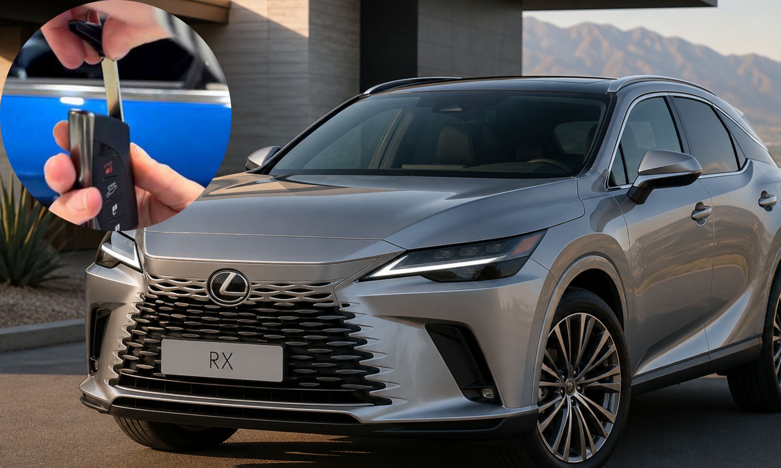 LEXUS RX Hidden Mechanical Key