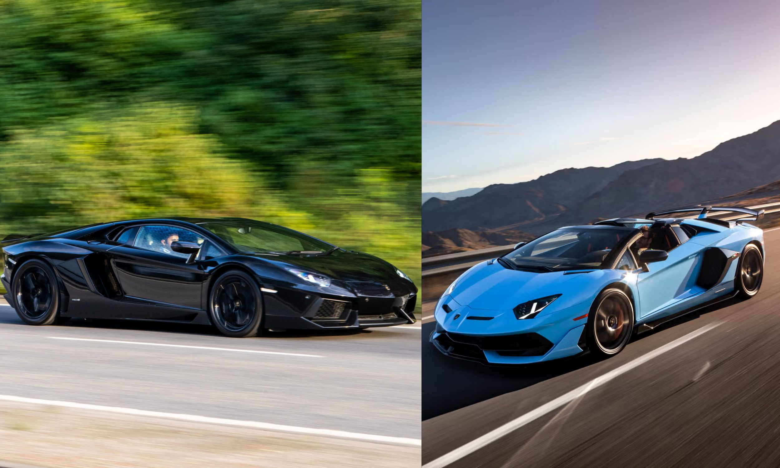 Lamborghini Aventador LP700 4 and SVJ Lamborghini Aventador LP700 4 and SVJ