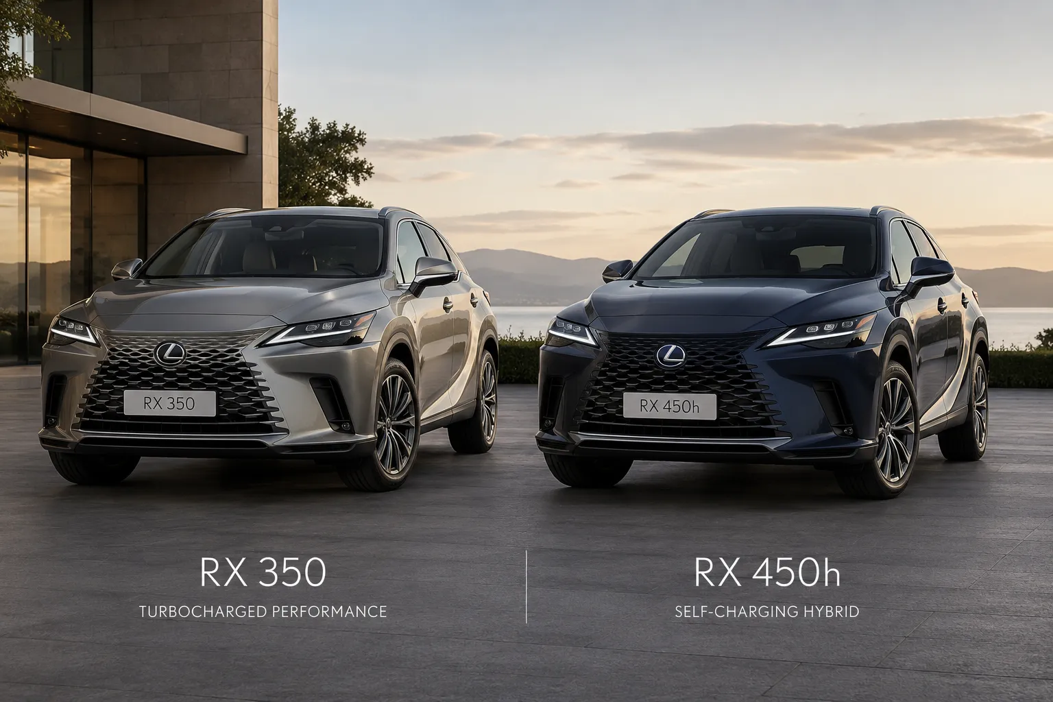 Lexus RX 350 and RX 450h