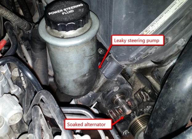 Light Amber or Clear Reddish Power Steering Fluid Light Amber or Clear Reddish Power Steering Fluid