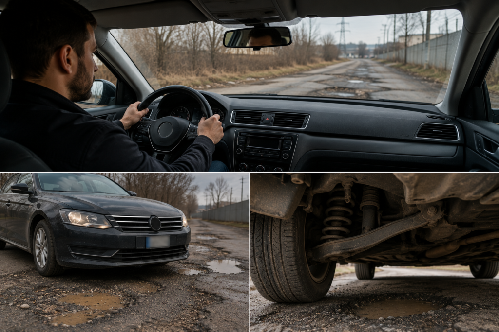 Listen for Suspension Noises Over Rough Roads