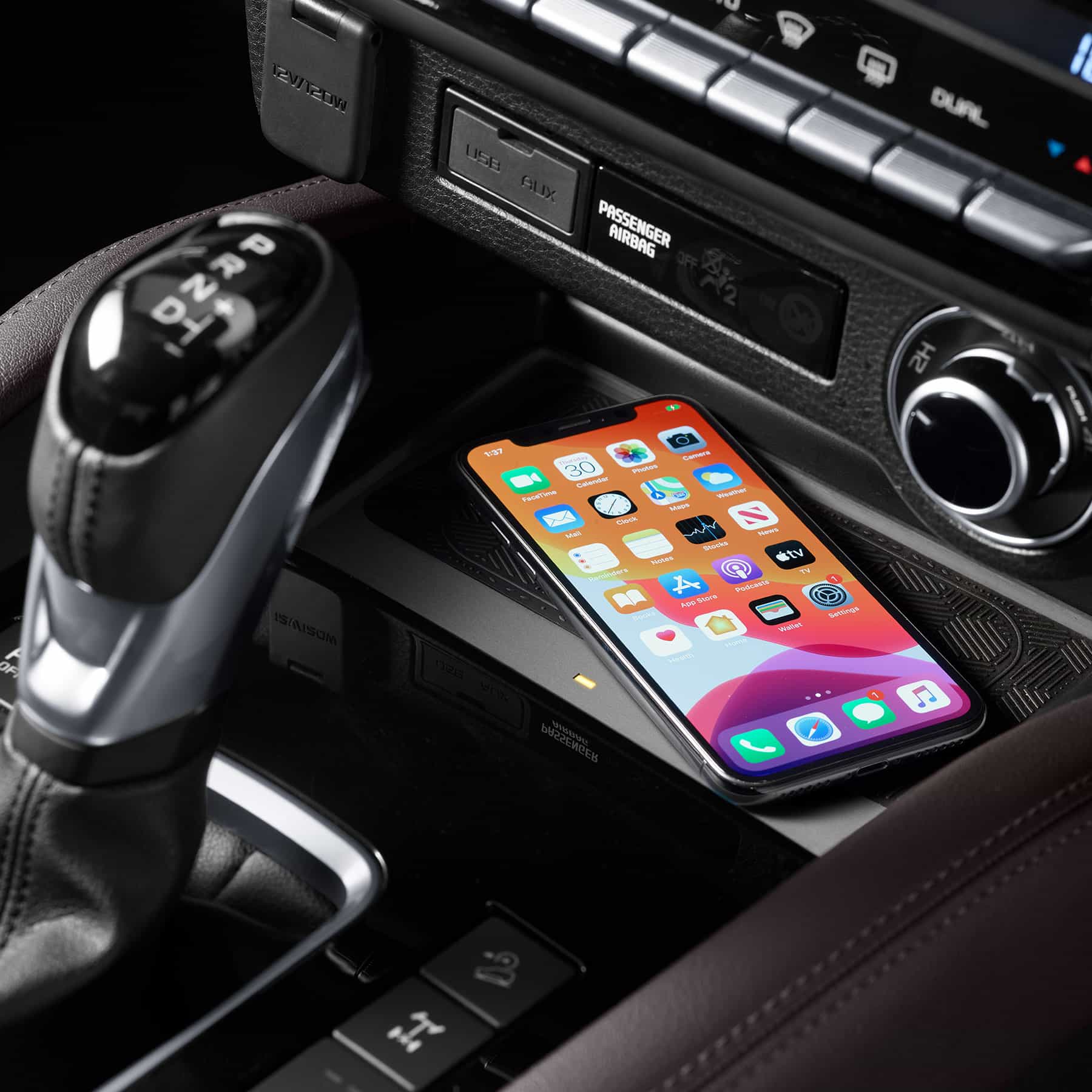 Mazda BT 50 wireless charger feature