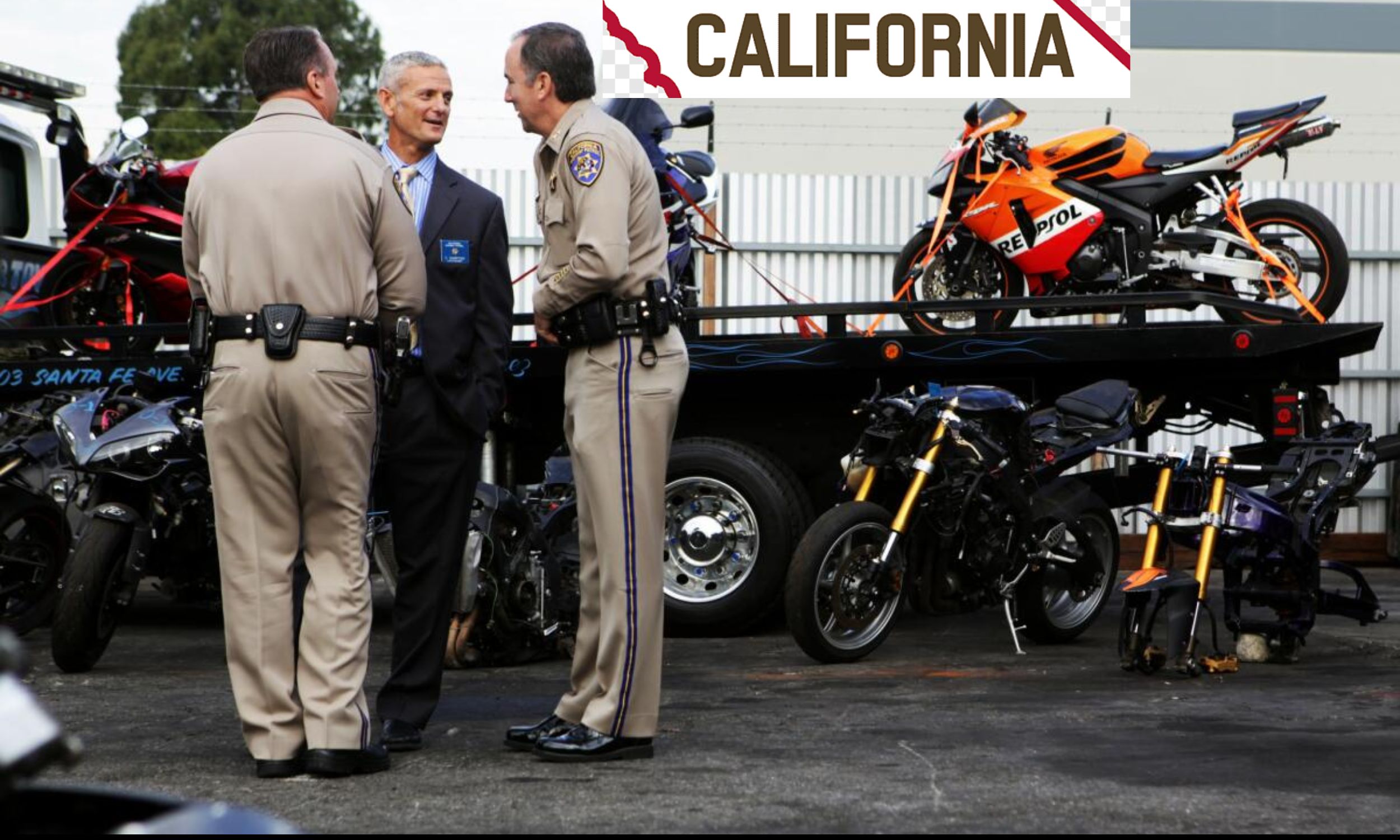Motorcycle theft in California