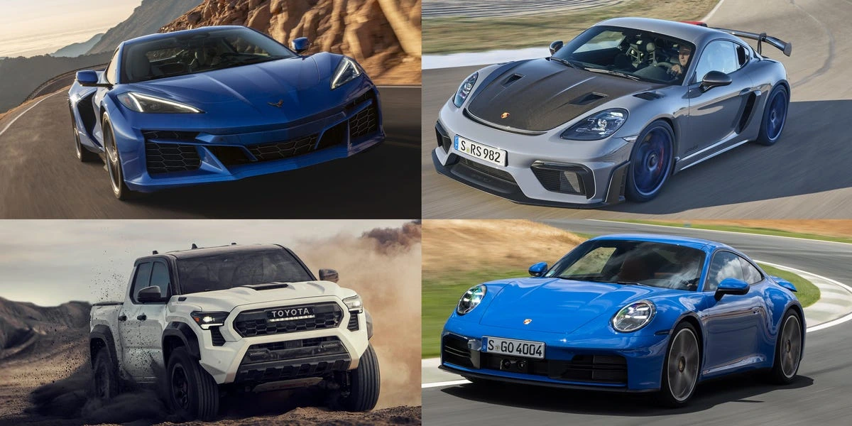 Porsche 718 and 911, Corvette, Tacoma Porsche 718 and 911, Corvette, Tacoma