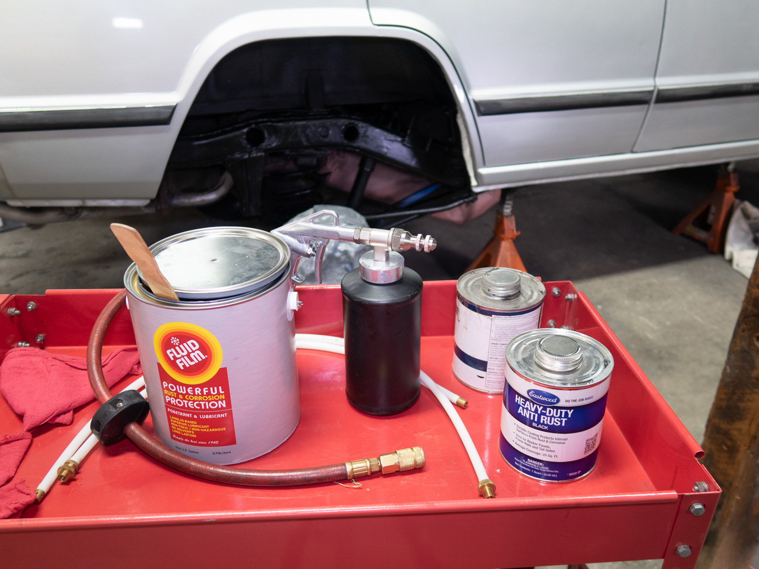 Rustproofing and undercoating