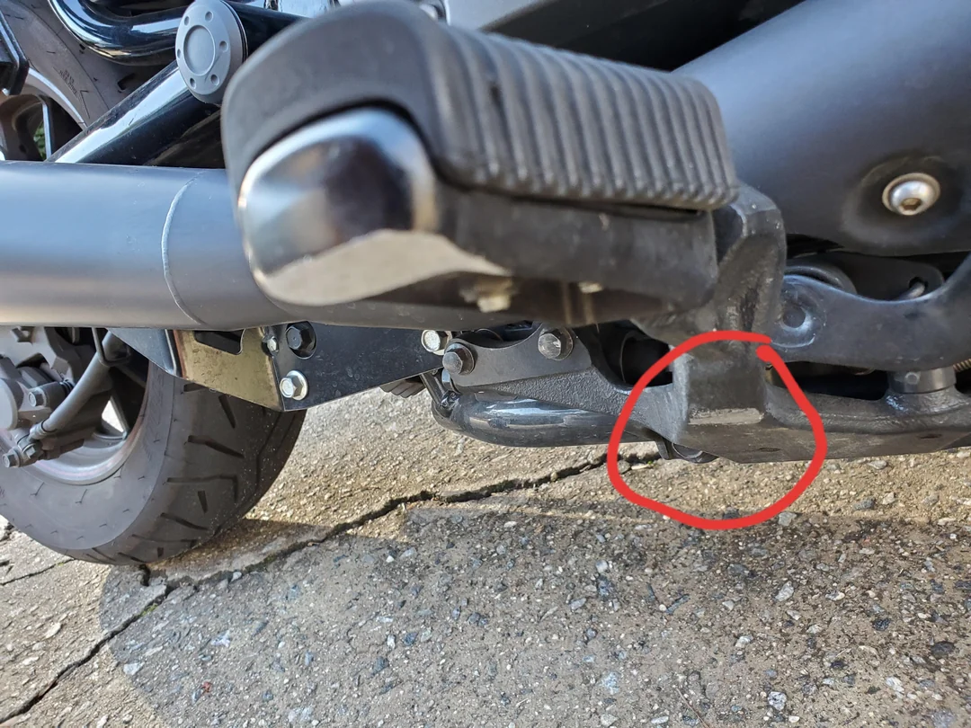 Scraped Foot Pegs