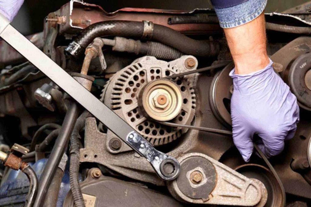 Serpentine Belt and Belt Tensioner Inspection