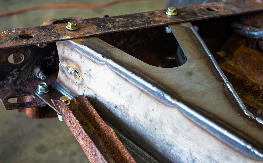 Spare Tire Carrier and Rear Crossmember
