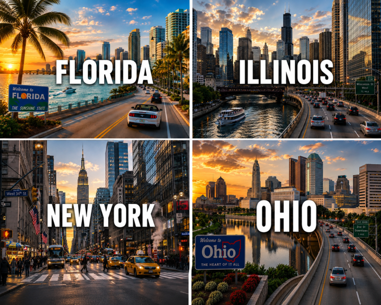 States Drivers Should Worry Most About Vehicle Theft in Last Year