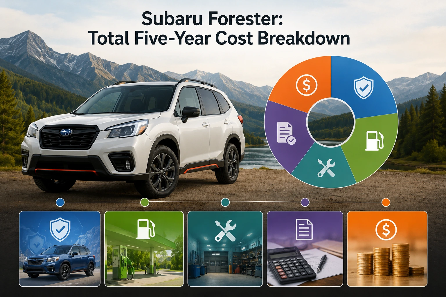 Subaru Forester total five year cost