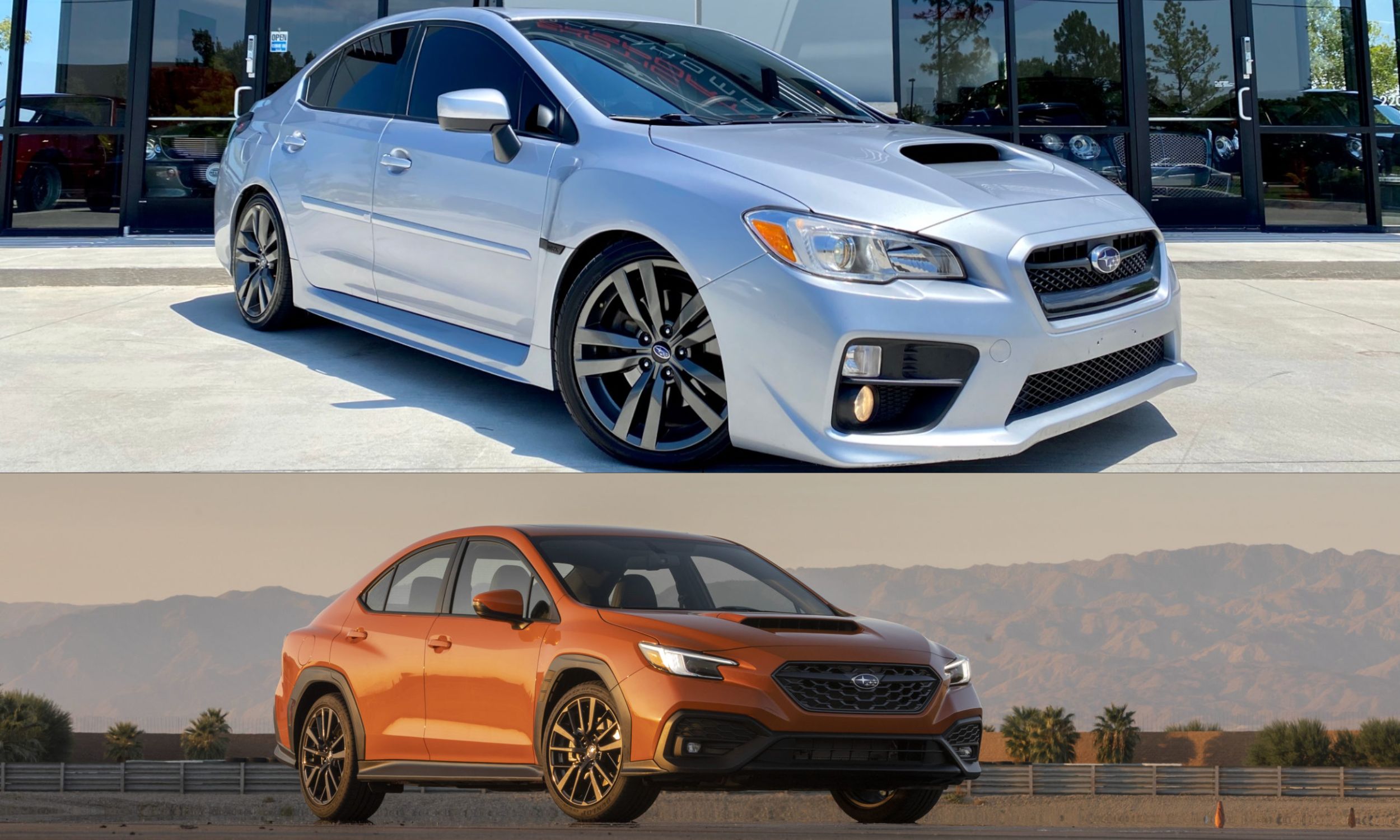 Subaru WRX Premium and GT