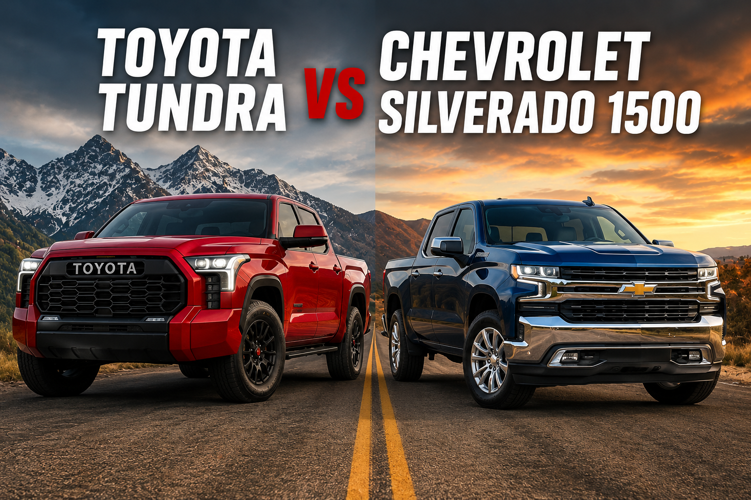 Toyota Tundra vs Chevrolet Silverado 1500