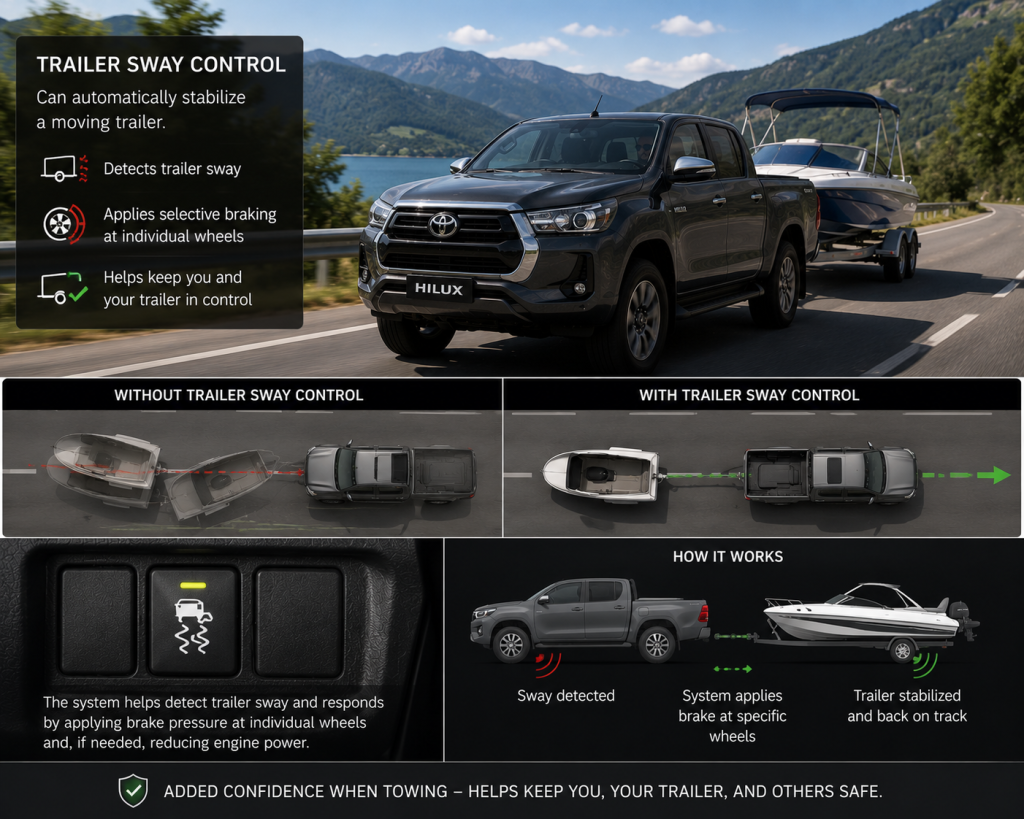 Trailer Sway Control Can Automatically Stabilize a Moving Trailer