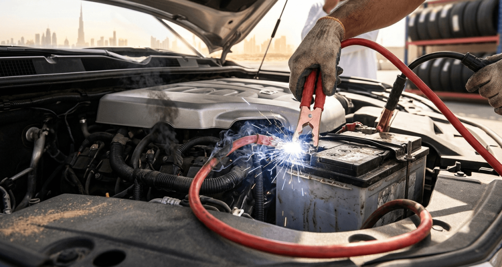 Trying to Jump Start a Vehicle With the Wrong Battery Voltage
