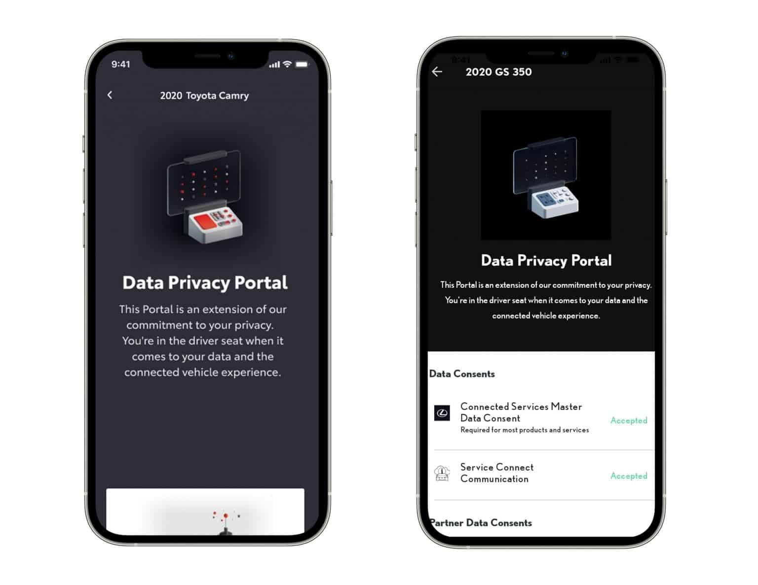 Use the Automaker's Mobile App Privacy Portal Use the Automaker's Mobile App Privacy Portal