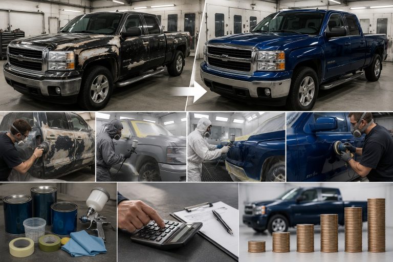 What It Costs to Repaint a Full Size Truck