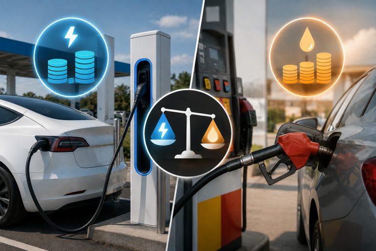 What Public Fast Charging Costs per Mile vs Gasoline