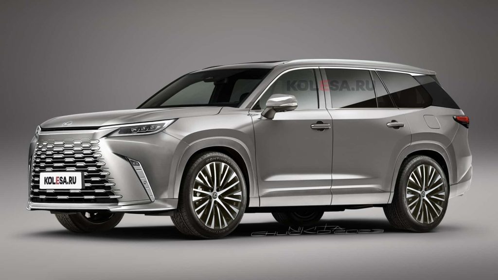 lexus tx rendering