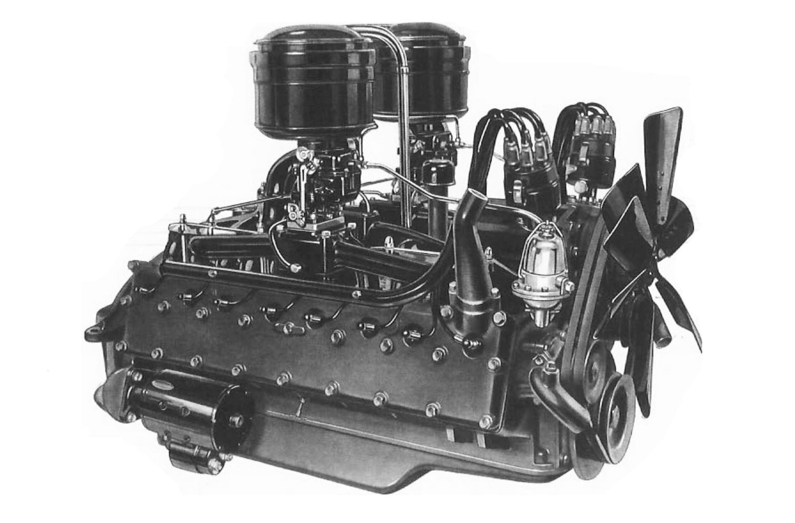 1938 to 1940 Cadillac V-16 engine