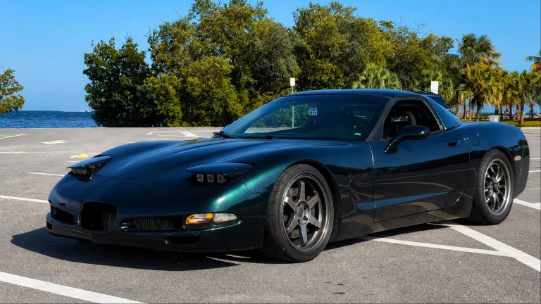1988 Chevrolet Corvette is standing in a parking lot