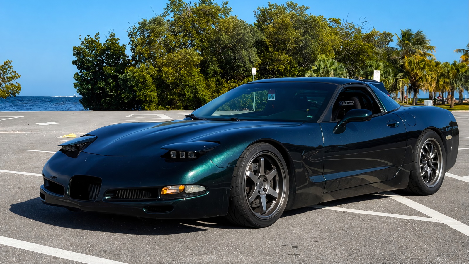 1988 Chevrolet Corvette is standing in a parking lot