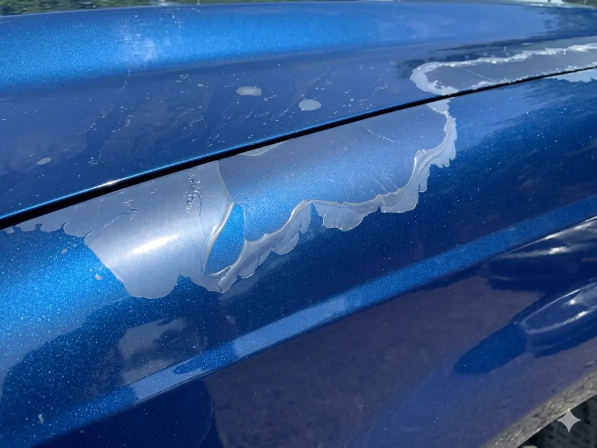 Car with salt damage
