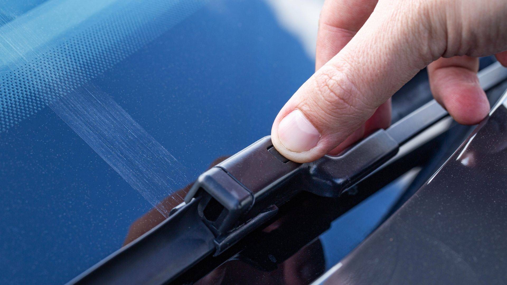 Car's windshield wiper blade