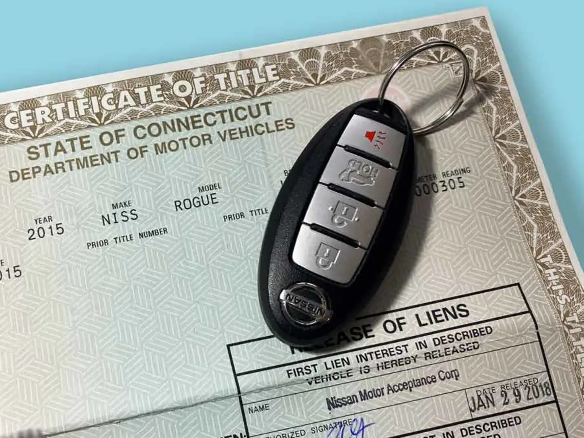 Certificate of Title and Lien Status