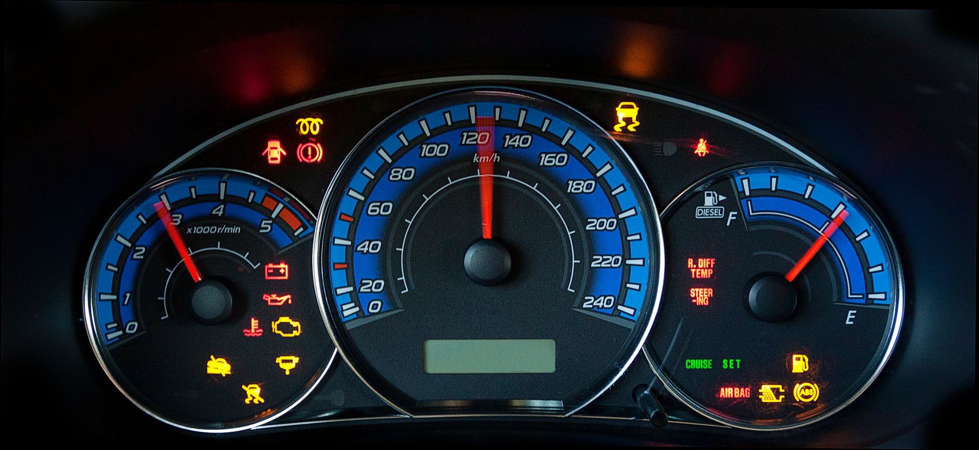 Dashboard warning lights