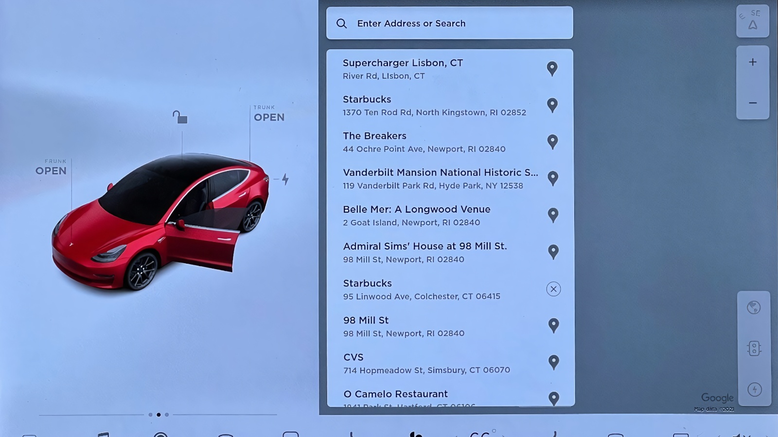 Delete Driver Profiles, Addresses, and Navigation History