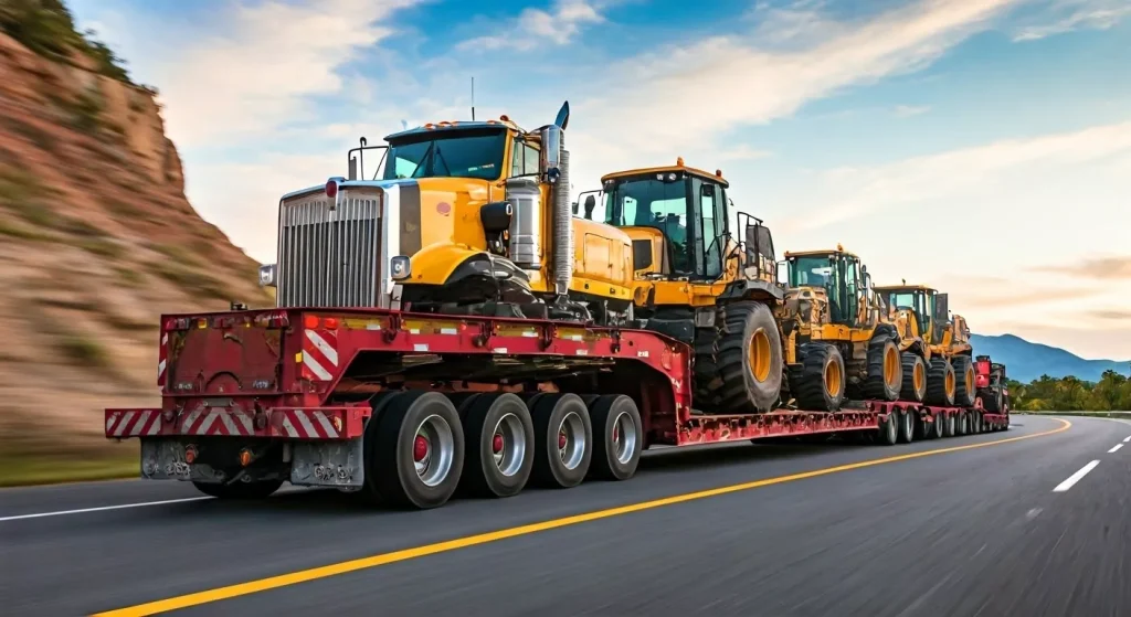 Heavy-Haul Lowboy Tractor-Trailers