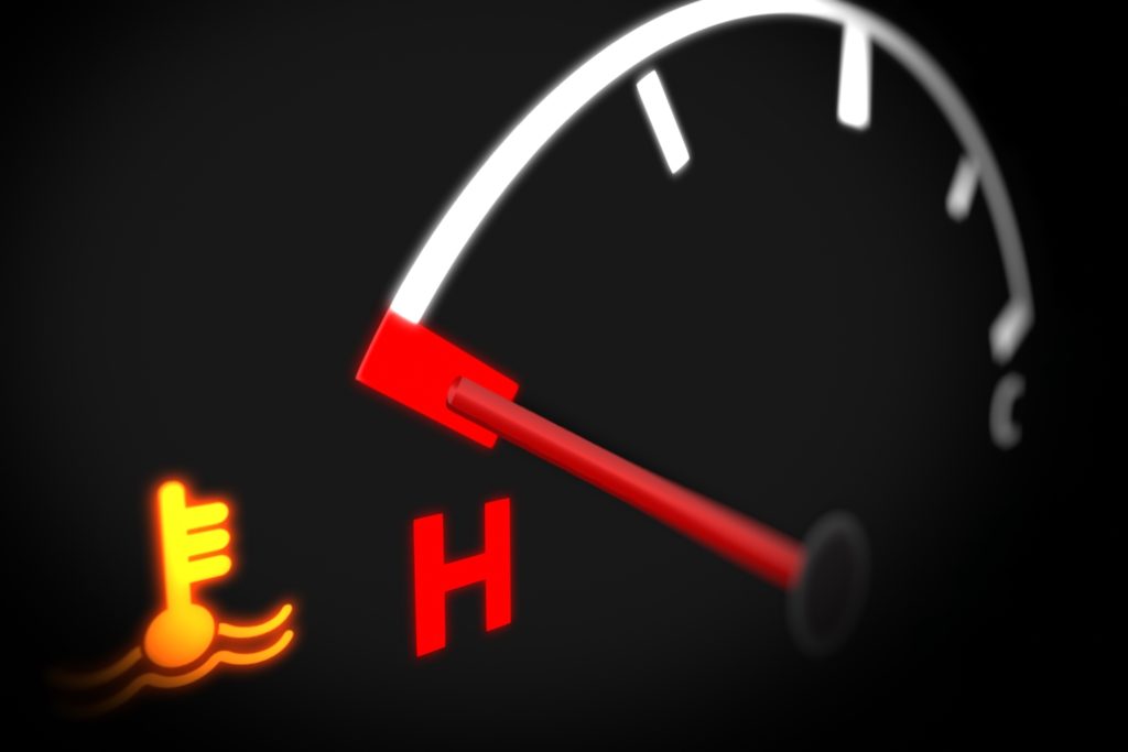 High Engine Coolant Temperature Warning